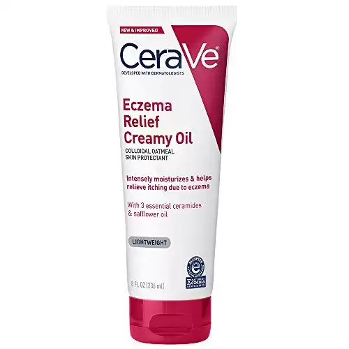 CeraVe Eczema Relief with Ceramides, Hyaluronic Acid, and Colloidal Oatmeal
