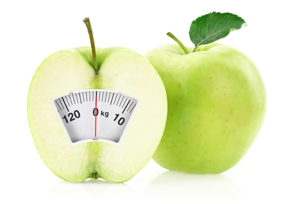 Green Apple Weight Loss Scales